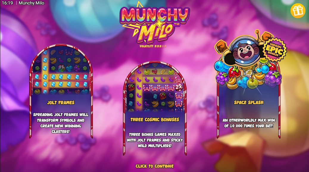 Munchy Milo — game features overview